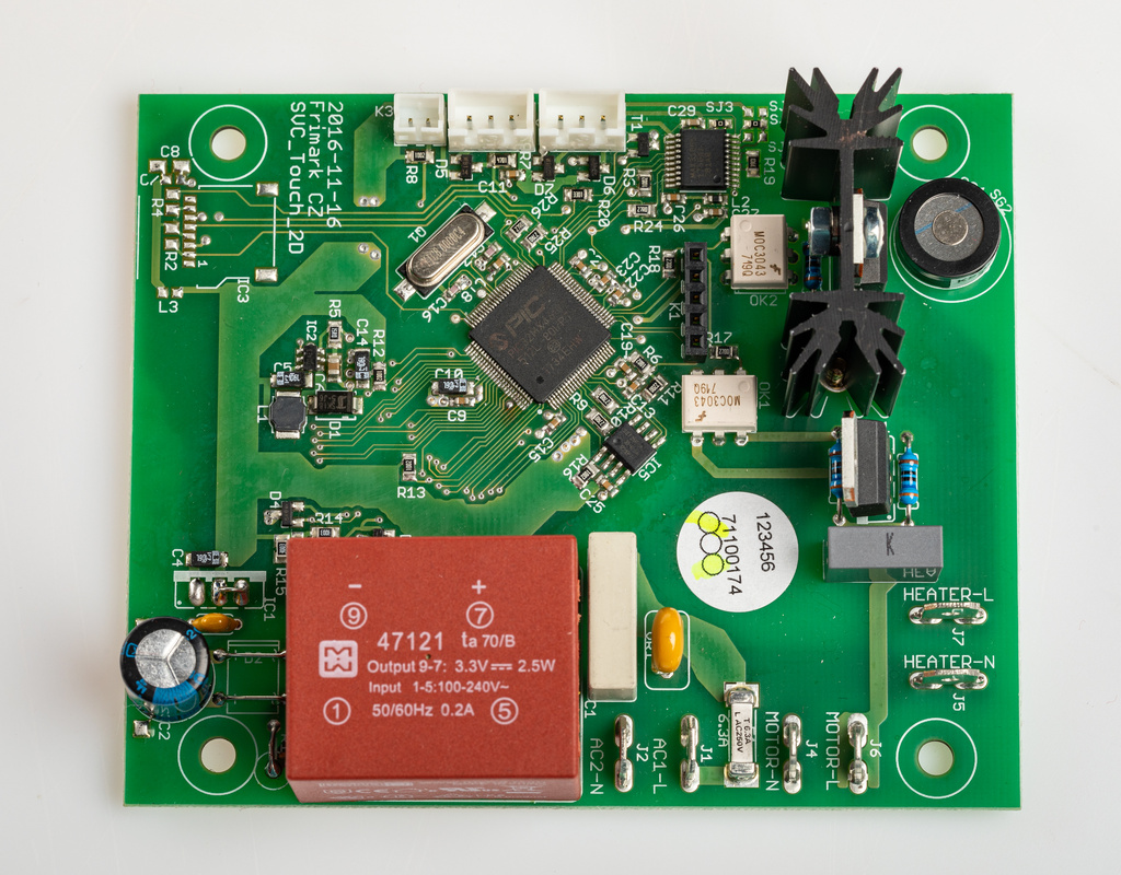 ST02000100 - Deska řídící SVC Touch 230V (verze 2D)